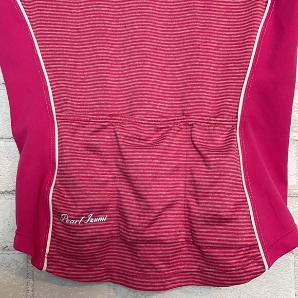 Pearl Izumi Pink Cycling Full Zip Short Sleeve S - Picture 3 of 6
